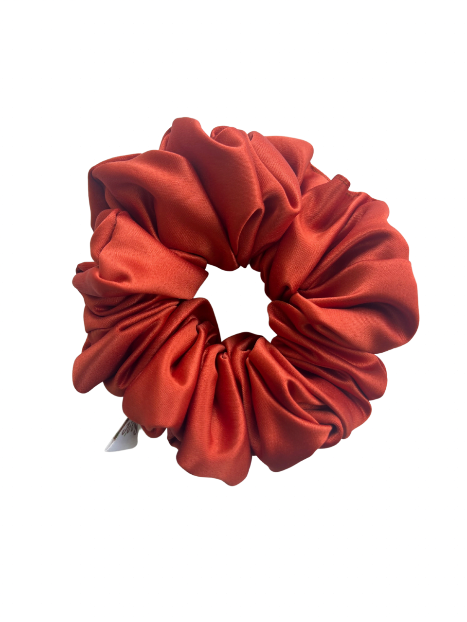 Satin Scrunchie - Burnt Orange