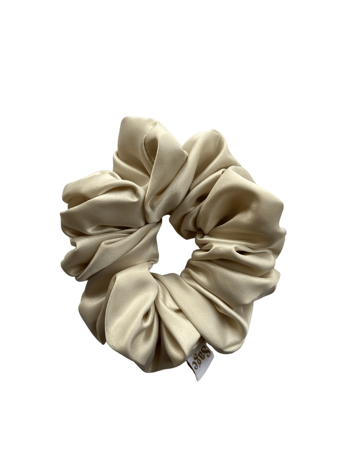 Satin Scrunchie - Cream