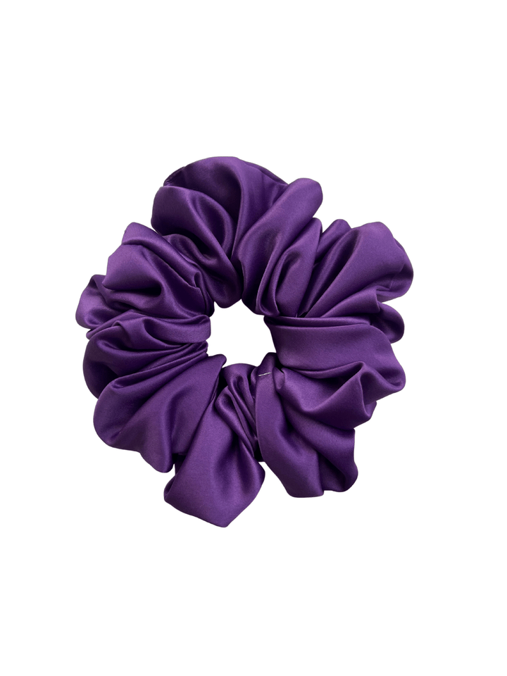 Satin Scrunchie - Purple