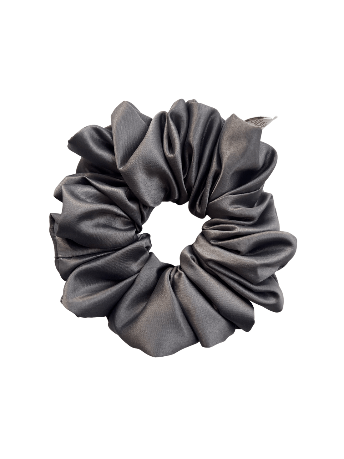 Satin Scrunchie - Pewter