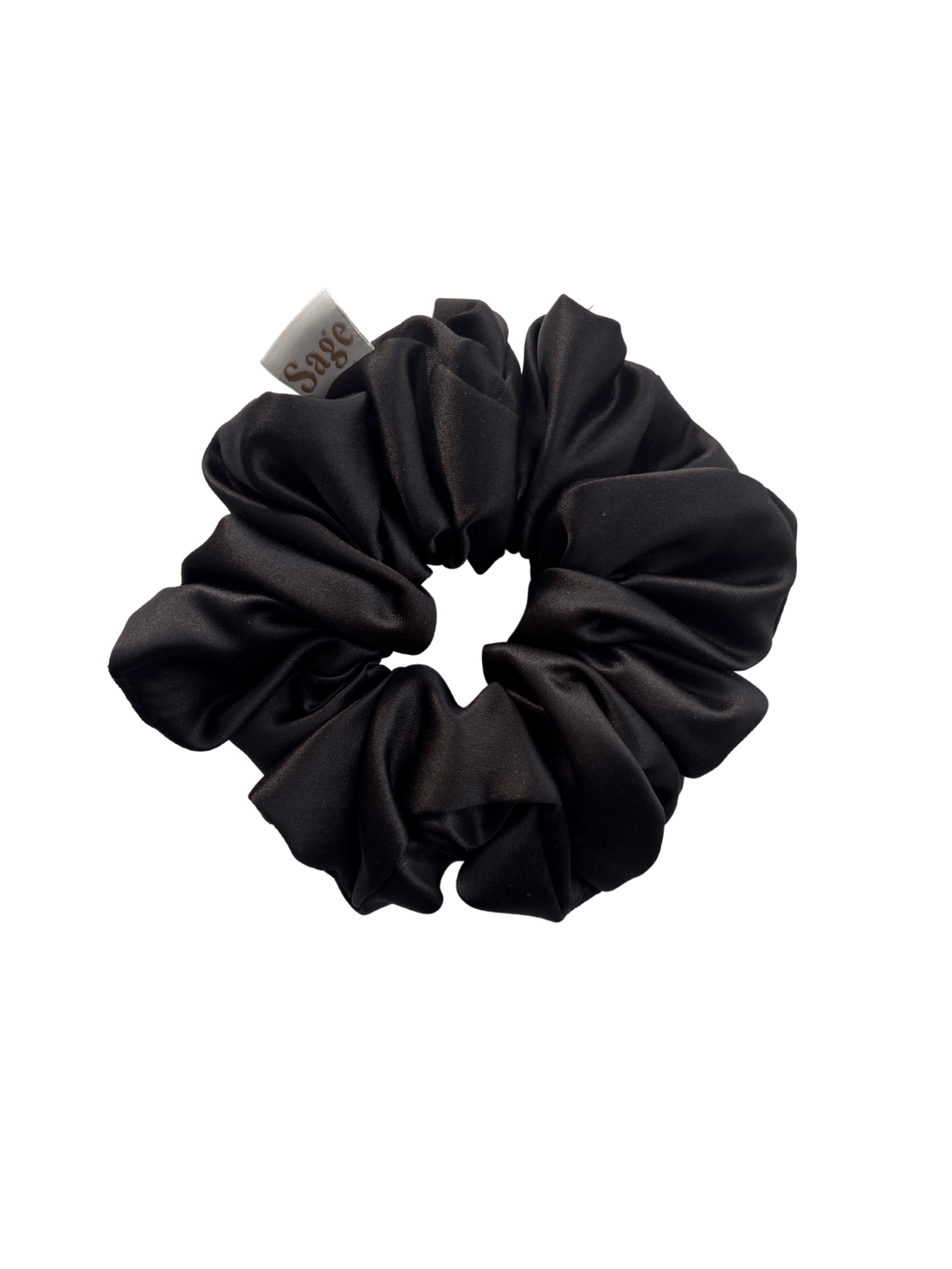 Satin Scrunchie - Black