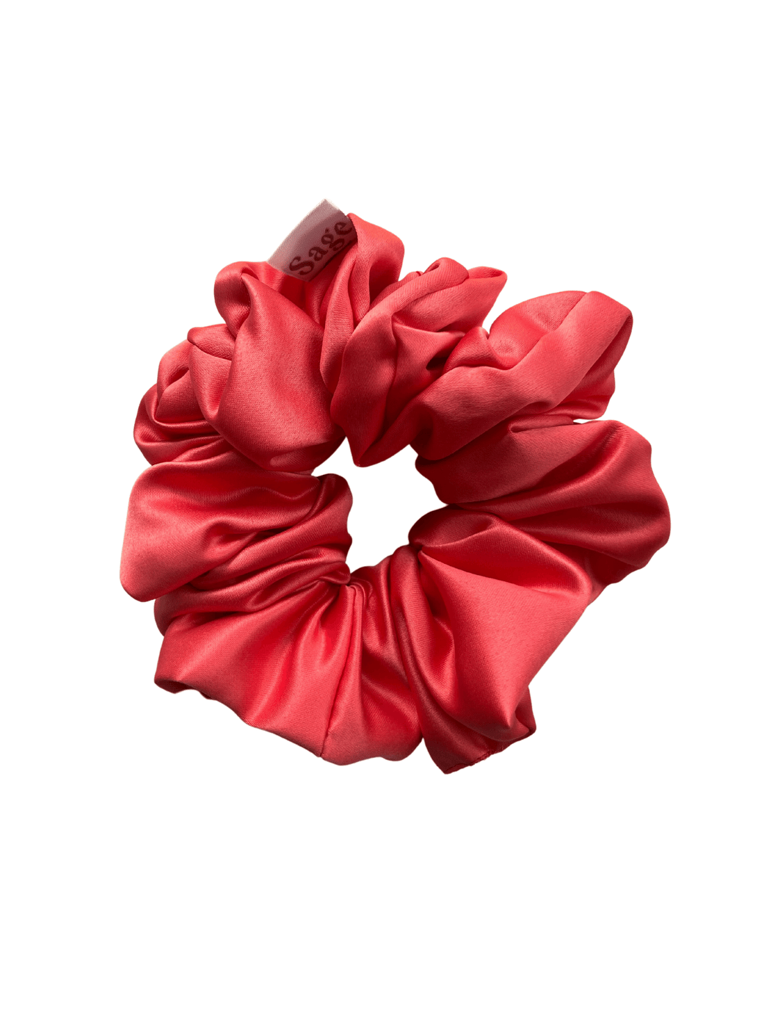 Satin Scrunchie - Coral