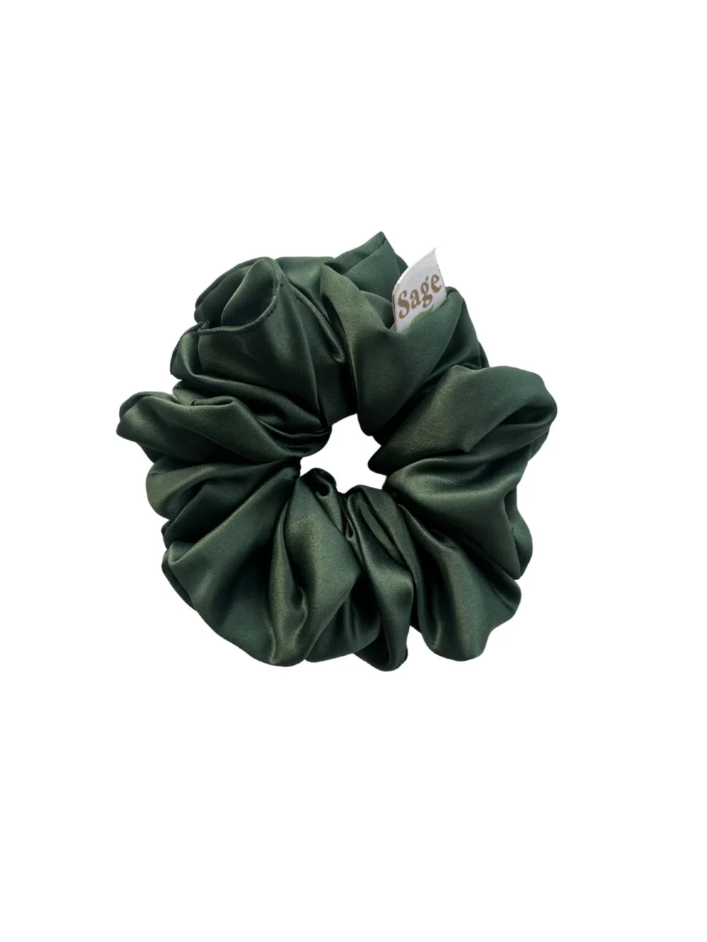 Satin Scrunchie - Emerald