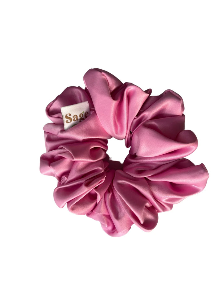 Satin Scrunchie - Pink