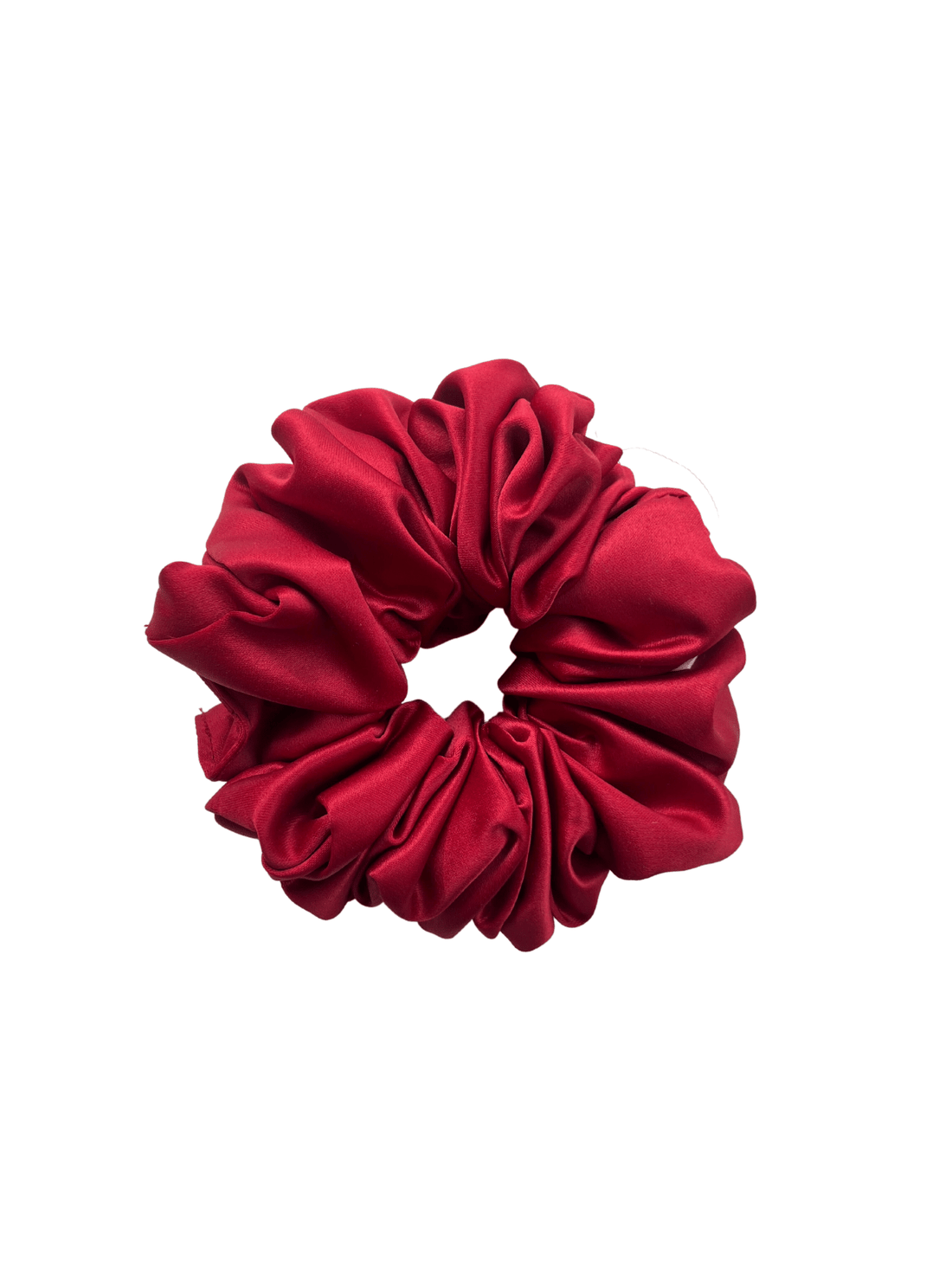 Satin Silk Scrunchies - Red