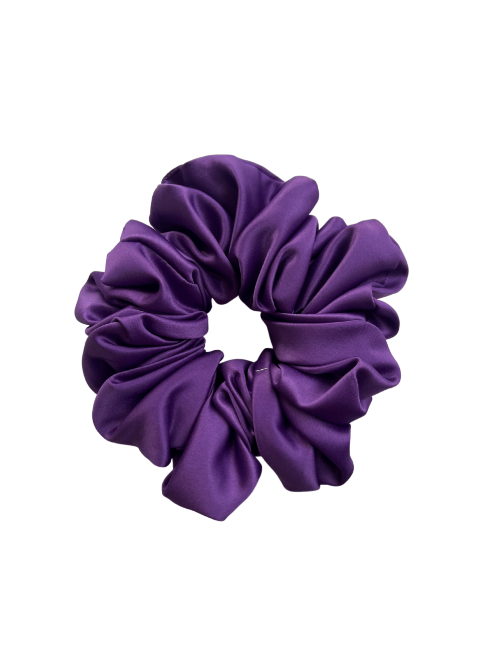 Satin Scrunchie - Purple