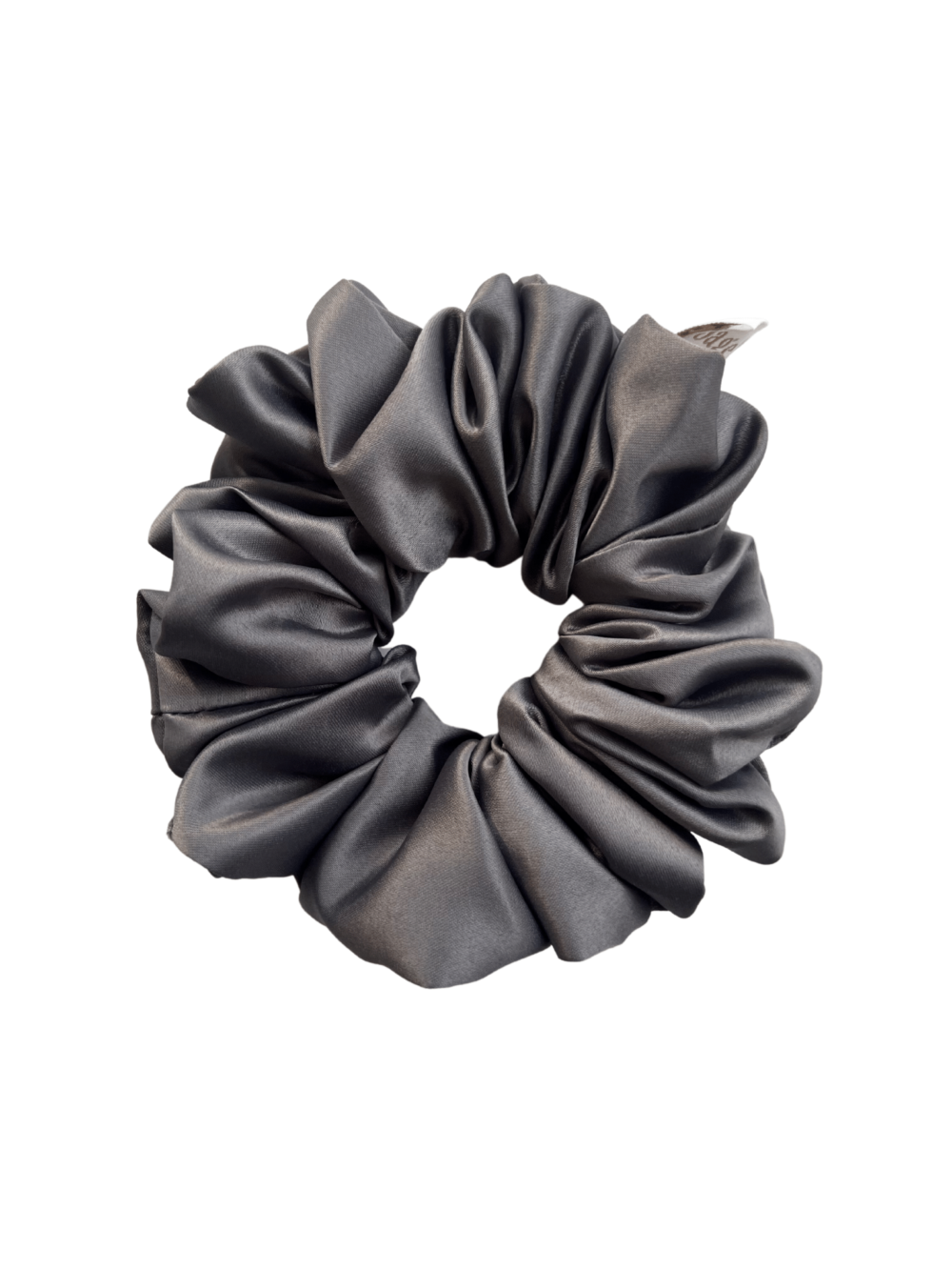 Satin Scrunchie - Pewter